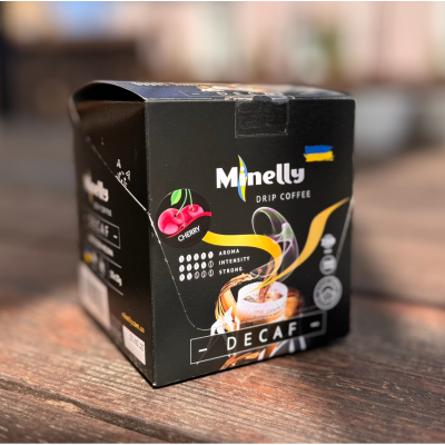 Дріп кава без кофеїну-Decaffeinated "CHERRY"