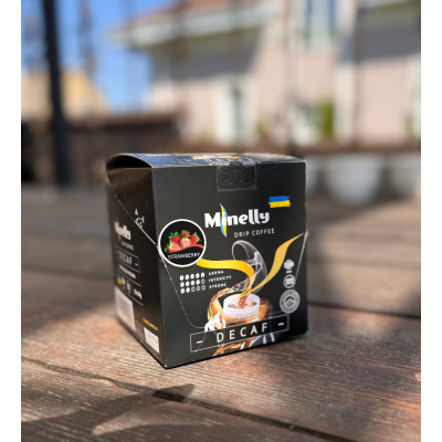 Дріп кава без кофеїну-Decaffeinated "STRAWBERRY CAKE"